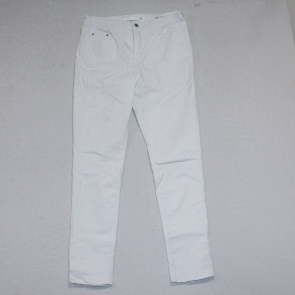 It! Women White Jeans Casual Helena Summer High Rise Skinny Denim Size 10